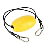 Fulenyi Kajak-Ankerboje, kompakter schwimmender Anker für Kajak mit Clip und Seil, Kanu-Zubehör, Boje, Edelstahl, PVC, für Ozeane, Meer, Strände, Seen, Teiche, Schwimmbäder