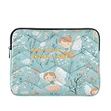 Personalisierte Laptoptasche mit Reißverschluss, personalisierbar, 33 - 35,6 cm, Fee und personalisierte, verträumte Farbe, personalisierte Laptoptasche mit Reißverschluss für Arbeit, Reisen, Bolsa