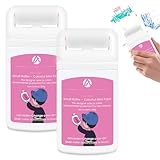 KFDDRN Wandfarbe ausbessern,weiß 100ml, 2 Stück, Wandreparaturpaste mit Roller, Stehaufe Wandreparatur für Flecken, Risse, Graffiti, Kratzer Wandreparaturwerkzeug