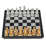 Chess Set – Magnetic Board Chess Game Set, Interactive Logical Thinking Toy Portable Activity | für Anfänger, Teens Studenten Stay an Ort, Providing Palm-Sized Portabilis Erwachsene Travel Road Trips
