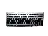 RTDPART Notebook-Tastatur Für Sony VAIO VGN-FW VGN FW Deutschland GR schwarz mit silbernem Rahmen