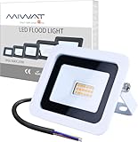 MIWAT LED Flutlicht Scheinwerfer Led Suchlampe 220V Flutlicht für Außen Garten Straße Platz (WW, 20W)