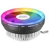 Mars Gaming Gaming MCPU120, RGB CPU-Kühler TDP 120W, Silent PWM 12cm, Low Profile