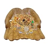 Handgeformtes Tablett, Handschale aus , Buddha-Handhalter, Kristall-Display-Tablett, dekorative Handschale, Stein-Display-Tablett, kleines Holztablett, Schlüsselhalter-Tablett, Heimdekoration,