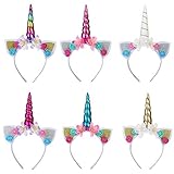 a ray of sunshine Einhorn Horn Haarreif Kinder,Kindergeburtstag Haarreif,Einhorn Haarreif Kinder,Kunststoff Einhorn Stirnbänder,Einhorn Haarreif,Einhorn Horn Stirnband,Horn Stirnband Haarband (B)