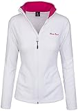 Rock Creek Damen Fleecejacke Fleece Jacke Übergangs Jacke Sweatjacke D-389 [White XXL]