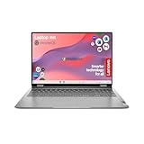 Lenovo Chromebook IdeaPad Flex 3 Convertible Laptop | 15.6' Full HD Display | Intel Celeron N4500 | 8GB RAM | 128GB eMMC | Intel UHD Grafik | ChromeOS | QWERTZ | grau | 3 Monate Premium Care