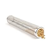 INOOMP Räucherwürfel Tragbarer Grill Räucherofen Grill Raucher Generator Set Grubenguss Wogender Räucherofen Bratpfanne Raucherzeuger Gitter Ei Elektrisches Grillrohr Pellets