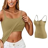 JokeLomple Damen Y2k Camisole Trägertop - Spaghettiträger Cropped Oberteil Hohle Kurze Body Slim Fit Tanktops Halter Tops mit Kontrast Spitze Bralettes Untertops Damen Tube Top Tanktop, Abendparty