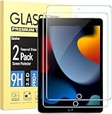 Samokor 2 Stück Schutzfolie für iPad 9./8./7. Generation (iPad 10,2 Zoll 2021/2020/2019),9H Härte Folie,Ultraklar,Blasenfrei Glas Displayschutzfolie