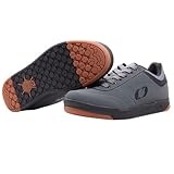 O'NEAL | Mountainbike-Schuhe | MTB Downhill Freeride | Vegan | Ultimatives Gleichgewicht zwischen Grip und Fußpositionierung, atmungsaktiv | Pumps Flat V.22 Shoe | Erwachsene | Grau Schwarz | Größe 45