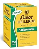 Luvos Heilerde ultrafein akut - mild wirkendes Arzneimittel bei Sodbrennen, wirkt schnell & anhaltend, lindert Schmerzen, bindet überschüssige Magensäure, schützt Magen und Speiseröhre, 100 Kapseln