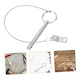 SKISUNO Edelstahl Schnellverschlussbolzen Mit Schlüsselband Für Marineboote Hochwertiger Sicherungsbolzen Einfaches Anbringen Und Entfernen Langlebige Edelstahl Hardware Für Sicheres