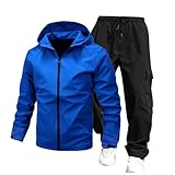 Rrongwn Herren Schneeanzug Wasserdicht Winddicht Winter Warme Schnee Skifahren Sätze für Wandern Klettern Isoliertes Snowboarden 2 Teilig Herren Winter 2-Stücke Snowboard Sets