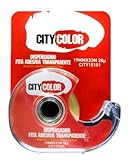 City Color Klebeband-Spender, transparent, 19 mm x 33 m, 38 Mikron