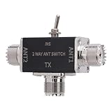 100-W-Antennenschalter, SO239-Schnittstelle, Manueller Antennenwahlschalter, 2-Wege-Antennensplitter