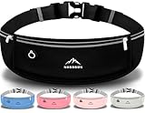 Laufgürtel für alle Handys | Verstellbarer und Wasserdichter Handytasche Joggen | Laufgürtel Handy | Running Belt | Handyhalterung Joggen | Laufen Zubehör | Lauftasche