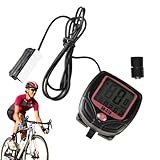 Fahrrad-Tachometer – drahtloser -Tracker, fixierbarer Display-Monitor | Genaues Leistungsmesser für Straßenfahrten, einfache Fahrinstallation, kompakter Datenlogger für das Fahrrad