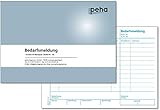 peha 182 Formular Bedarfsmeldung A5 quer, 100 Blatt/Block mit Blaupapier (5 Stück)