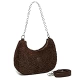 cotwoco Crossbody Bag Damen - Damen Moon Bag Crossbody Schultertasche Halbmond Handtasche Stylische Umhängetasche mit verstellbarem Gurt für Verabredungen, Einkaufen und Reisen