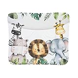 Ceba Baby® weiche Wickelauflage 75x72 cm - Baby Wickelunterlage - Wickeltischauflage für Junge und Mädchen - Wasserdicht, abwaschbar - OEKO-TEX® Standard 100 - Made in EU - Dschungeltiere