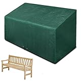 Funshot 3 Sitzer Gartenbank Abdeckung Wasserdicht,163 x 66 x 63/89cm, Schutzhülle für Gartenbank, Anti-UV, Gartensofa Abdeckplane, Sitzbezug für Gartenmöbel, Gartenbank Abdeckhauben Hüllen