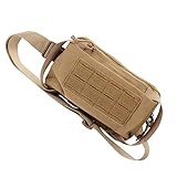 POPETPOP Pack Kopfhörertasche Outdoor-hüfttasche Beutel Kreuzen Gehörschutzstöpsel Aufbewahrungstasche Mehrzweck-hüfttasche Sport-gürteltasche Bauchtasche Gürteltasche Außen Segeltuch Khaki