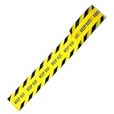Sosoport 1Rolle Sicherheitsband Selbstklebend Gelb Warnklebeband für Rohre Hochbelastbares Absperrband für Baustellen und Sicherheitsmaßnahmen