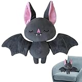 Fledermaus-Plüschtier – Plüschtier 7,08 Zoll, Halloween, weich, süß, Glatze | Plüschspielzeug Geschenk für Kinder Jungen Mädchen für Bedy Bedroom Sofa
