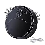 Kehrroboter Mop - Automatischer Kehrroboter | Drei in 1 Ultradünner Auto-Staubsauger-Roboter | Anti-Fall Stumm-Roboter Mop mit Hindernisvermeidungssystem | USB-Aufladung für Hotel
