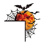 Halloween Fensterbilder selbstklebend wiederverwendbar Dekorative PVC Fensteraufkleber Home Decor für Zimmer Büro- Style A