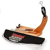 Steelblade 011138 Gondel + Schinkenabdeckung Kukuxumusu + Schinkenmesser und Chaira-idealer Schinkenhalter für Schinken und Paddel, Holz