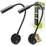 Artpad Flexibler LED-Leselampe mit 360° biegsamem Arm, 3W, ideale Nachttischbeleuchtung, warmweißes Licht - Perfekte Wandlampe für Schlafzimmer und Wohnzimmer