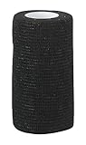 Kerbl EquiLastic selbsthaftende Bandage, 7.5 cm breit, schwarz