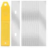 60 Stück Ersatzklinge Für Schaber 100mm, Klingen Für Farbschaber, Teppichschabe, Tapetenschaber, Tapetenschaber Klingen, Kohlenstoffstahl Für Glas Kleber Fensterfliesen Spiegel