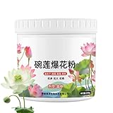 Wasserpflanzendünger 200G, Lotusblume Wachstum Pulver, Wirksamer Pflanzenblütenverstärker für Lebendige Wasserpflanzen, Stärkerteichblüte Dünger