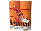 buntes, farbiges Toilettenpapier 12 Rollen - 3-lagig - Renova - weich - originell - Klopapier - blau grün rot beige orange pink rosa gelb Toilettenpapier (orange)