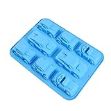 Backform für Schokolade Auto Schokolade Cupcakes Schimmel Eiswürfel Backen Seife Backform Muffins Karikatur Auto Silikonform Kuchen Eiswürfel Auto Backform für Kindergeburtstag Handgemachte Kreation