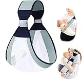 Kleinkind Trage für Säuglinge, Verstellbare Ergonomische Babytrage, Babytrage Seitlich, für Neugeborene & Kleinkinder 0-48 Monate, Ergonomische Kindertrage Bis 25 kg, Faltbar & Leicht