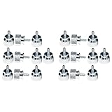 Rastapulz 20 Teile/Los UNC6-32 M3,5 Handschraube für GPU-Halterung, Netzteil, ComputergehäUse, Seitenwandschrauben, PC-, WasserküHlung, Silber