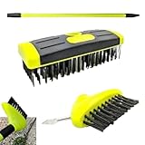 Moosentferner, Moosentferner, Unkrautentferner, verstellbare und effiziente interstitielle Unkrautentfernung, ergonomisches Design aus Edelstahl für Remoz