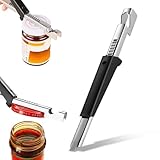 Effortless Arthritis Jar Opener, 2024 Neuest Verstellbarer Dosenöffner, Multifunctional Arbeitssparender Dosenöffner und Deckelöffner, Glasöffner Schraubdeckelöffner für Senioren Schwache Hände (2)