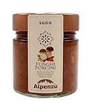 Alpenzu Sugo ai Funghi Porcini – Tomaten-Steinpilz-Sauce, 225 g | Steinpilze, sonnengereifte Tomaten, glutenfrei & ohne Konservierungsstoffe