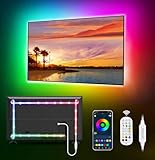 MATICOD TV LED Lights for TV, 3M TV Lights for 32-43in TV, Music Sync Color Changing Led TV Backlights, Remote and APP Control USB Led Strip Lights for Christmas Decorations