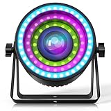 70W LED Par Strahler,4-in-1 LED Scheinwerfer RGBW Led Bühnenbeleuchtung DMX512 Discolicht 11/14CH Partylicht 22 Farben Beleuchtung Lichteffekt für Bar/Party/Hochzeit/Studio/Halloween/Events