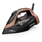 Tefal Ultimate Power Pro Dampfbügeleisen, Pumpentechnologie, 3200 W, 85 g/min kont. Dampfabgabe, 300 g/min-Dampfstoß, Micro Calc-Filter, Autoclean-Bügelsohle, Tropfstopp, 350 ml Wassertank, FV9E50E0