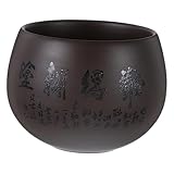 COLLBATH Sand Teetasse chinesische teetasse große teetasse Teezubehör Gongfu Teetasse Teebecher für lange Teesitzungen Teezeremonie-Tasse Gongfu-Tasse aus Porzellan Keramik Brown