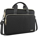 DOMISO 17,3 zoll Laptop Tasche Herren Laptoptasche Business Laptop-taschen Laptophülle Notebooktasche Damen für 17 zoll HP Lenovo Asus Acer Notebook Schutzhülle,Schwarz