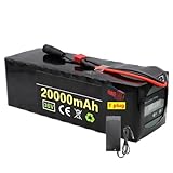 36V 20Ah Lithium-Akkupack, Lithium-Ionen-Akku für E-Bike 10S4P Lithium-Batterie für Elektrofahrräder, Roller, mit Ladegerät 42V 2A XT60/T Plug T Plug,36V 20Ah