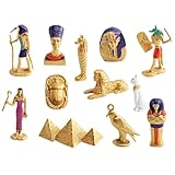 Ceprznvey Egyptians Figur, Desk Figuren, berühmte Architekturfigur, kognitive Dekoration, kreatives Set für Zuhause, Playtime, Schulprojekte, Mädchen, Jungen, Männer, Fans, Frauen